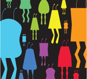 Colorful aliens